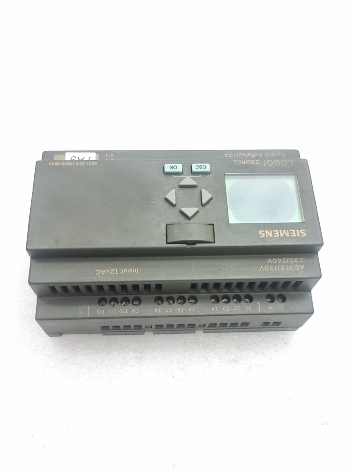 Siemens 6ED1053-1FB00-0BA2 Logo 230RCL AC 115/120v 230/240V For Parts